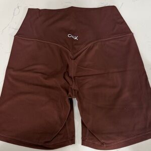 OAK Bike Shorts in Chocolate Brown